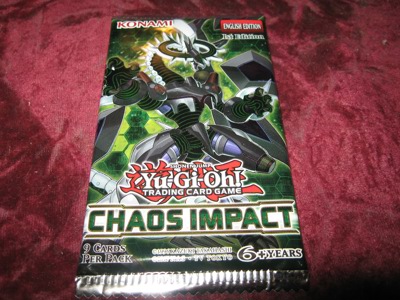 CHAOS IMPACT YU-GI-OH BOOSTER PAKET (9 KORT I PAKETET)