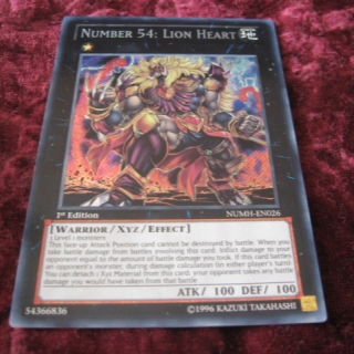 NUMBER 54: LION HEART NUMH-EN026