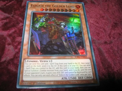 ELDLICH THE GOLDEN LORD FOILAT RA01-EN019