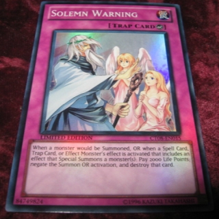 SOLEMN WARNING CT08-EN015