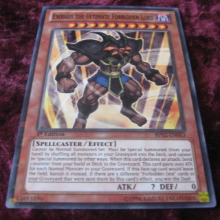 EXODIUS THE ULTIMATE FORBIDDEN LORD BP02-EN063